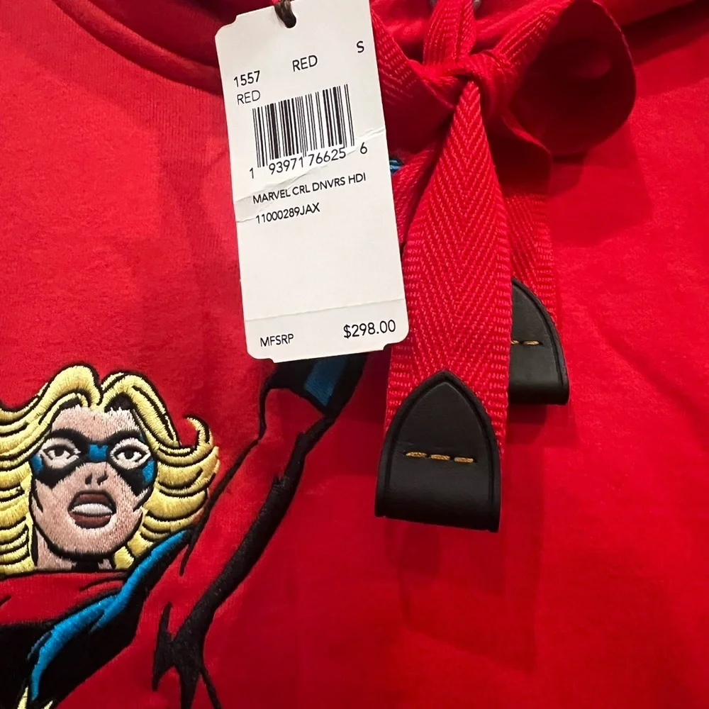 Coach & Marvel Superhero Hoodie NWT Adult Small
